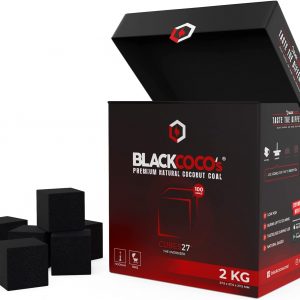 BLACKCOCO’s - 2 KG Premium Kohle ist die perfekte Wahl für alle Shisha-Liebhaber, die eine extra lange Brenndauer und keinen Eigengeschmack wünschen.