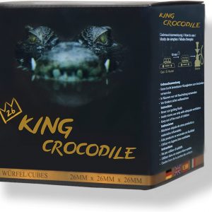 King Crocodile Kokosnuss Kohle 1KG ist die perfekte Wahl für alle Shisha-Liebhaber, die eine extra lange Brenndauer und keinen Eigengeschmack wünschen.