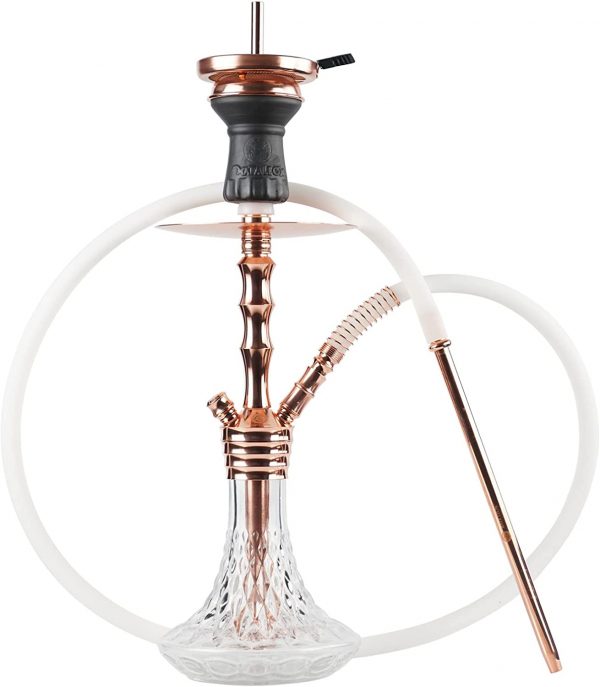 Die Mata Leon Maani Shisha Rose im Komplettset bietet ein modernes Design, sondern auch viele praktische Funktionen für ein angenehmeres Raucherlebnis.