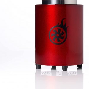 Die Shisha-Turbine® Next Magic Red verfügt über eine Brennkammeroptimierung, die dafür sorgt, dass die Kohle nicht gewendet werden muss.